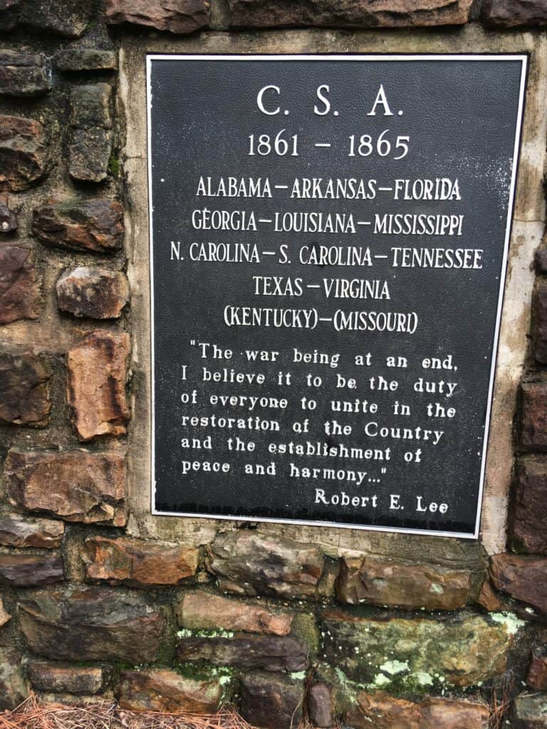 Robert E. Lee's headstone