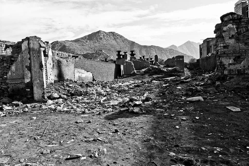 Afghanistan rubble